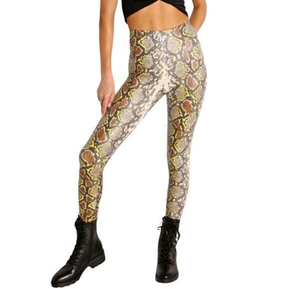 Commando Control Snake Print Leggings SMALL - Picture 2 of 9